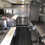 Food truck interior